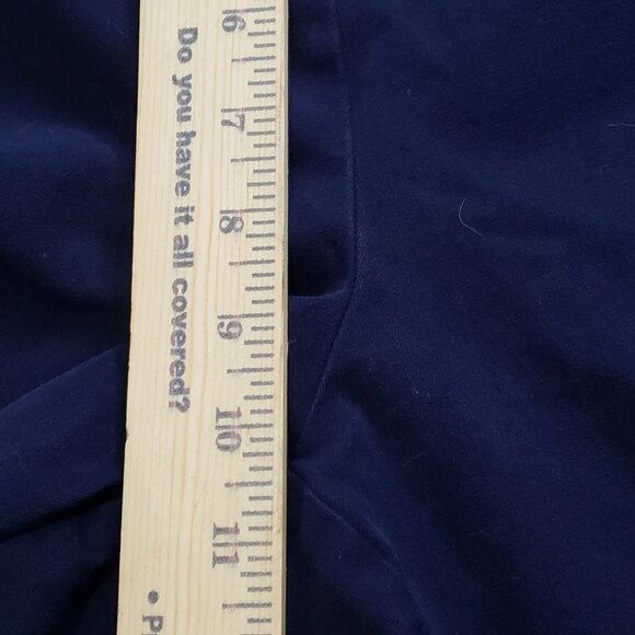 Lauren Ralph Lauren Leggings Women's Size Large Navy Blue Side Zip Stretch Pants - Picture 6 of 6